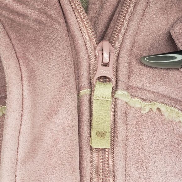 Woolrich Pink Sheerling Overcoat with Hood - Picture 10 of 13